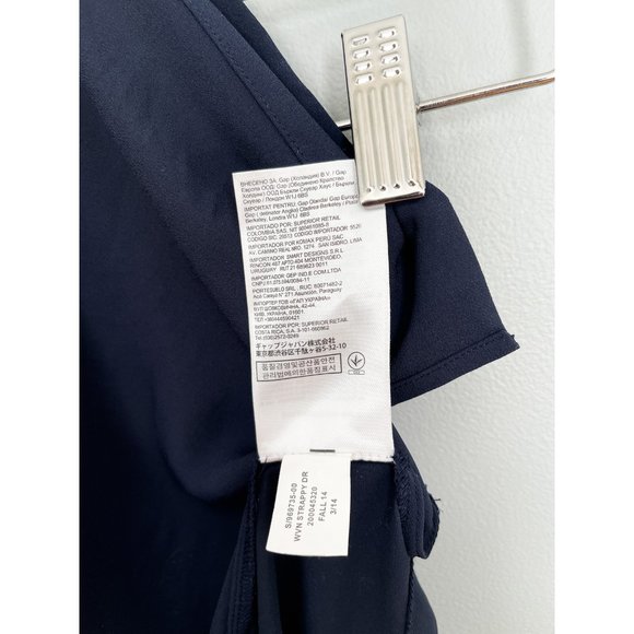 Banana Republic navy chiffon sleeveless cocktail dress - Picture 7 of 8